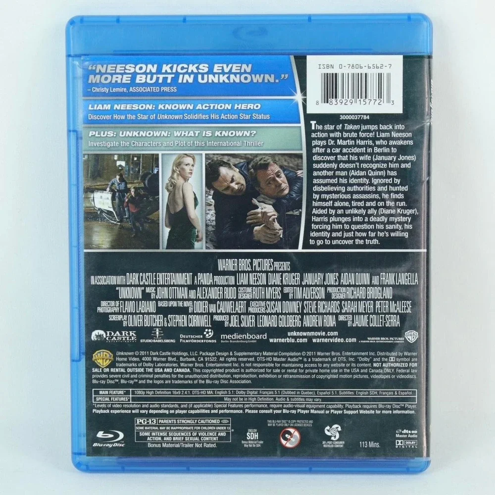 Unknown Blu-Ray DVD Movie - Picture 2 of 4